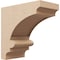 Ekena Millwork 11"W x 22"D x 22"H Classic Diane Rough Cedar Woodgrain TimberThane Corbel, Primed Tan CORUR11X22X22DIARCPR - alternate 1